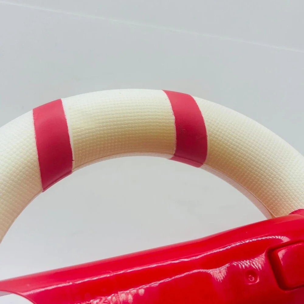 OEM White Red Nerf Wii Wheel Steering Accessory for Nintendo Wii Controller